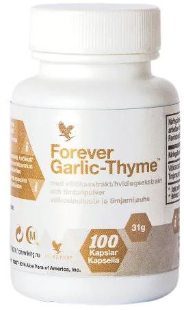 forever-garlic-thyme-vitlok-timjan-tillskott